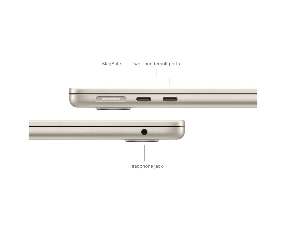 MacBook Air 13 M3 8-core CPU, 8-core GPU/16GB/256GB SSD Stjärnglans