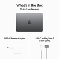Macbook Air 13  M3 8-core CPU, 10-core GPU, 16GB/512GB SSD - Rymdgrå