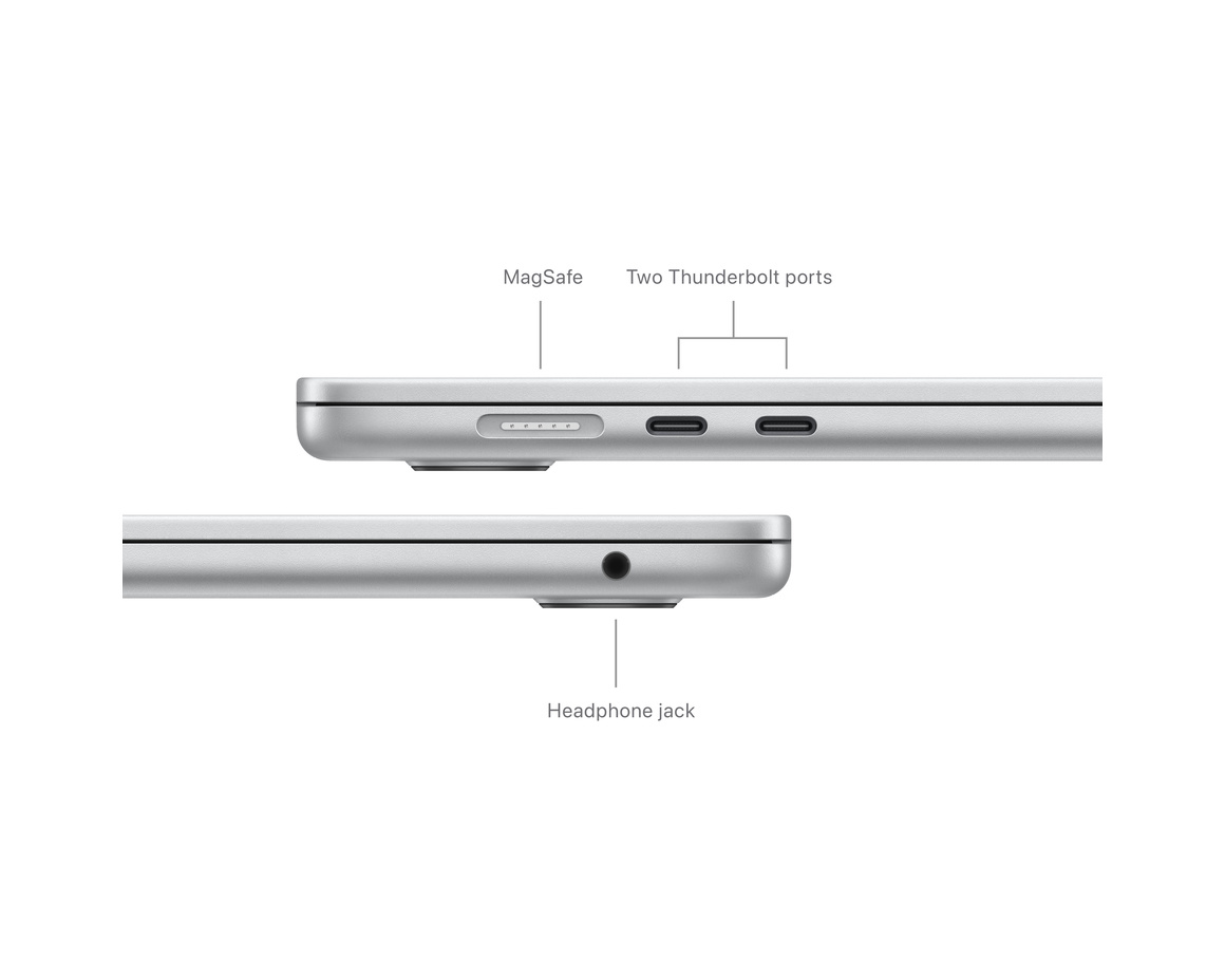 MacBook Air 15 M3 8-core CPU and 10-core GPU/16GB/256GB SSD Silver