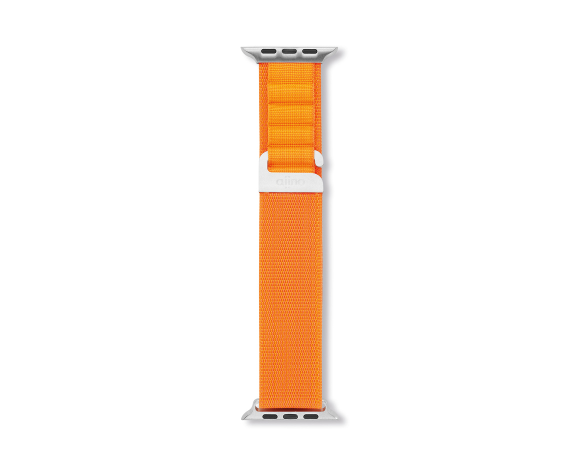 C&C - Armband för Apple Watch (1-9 Series) 42-49 mm - Orange