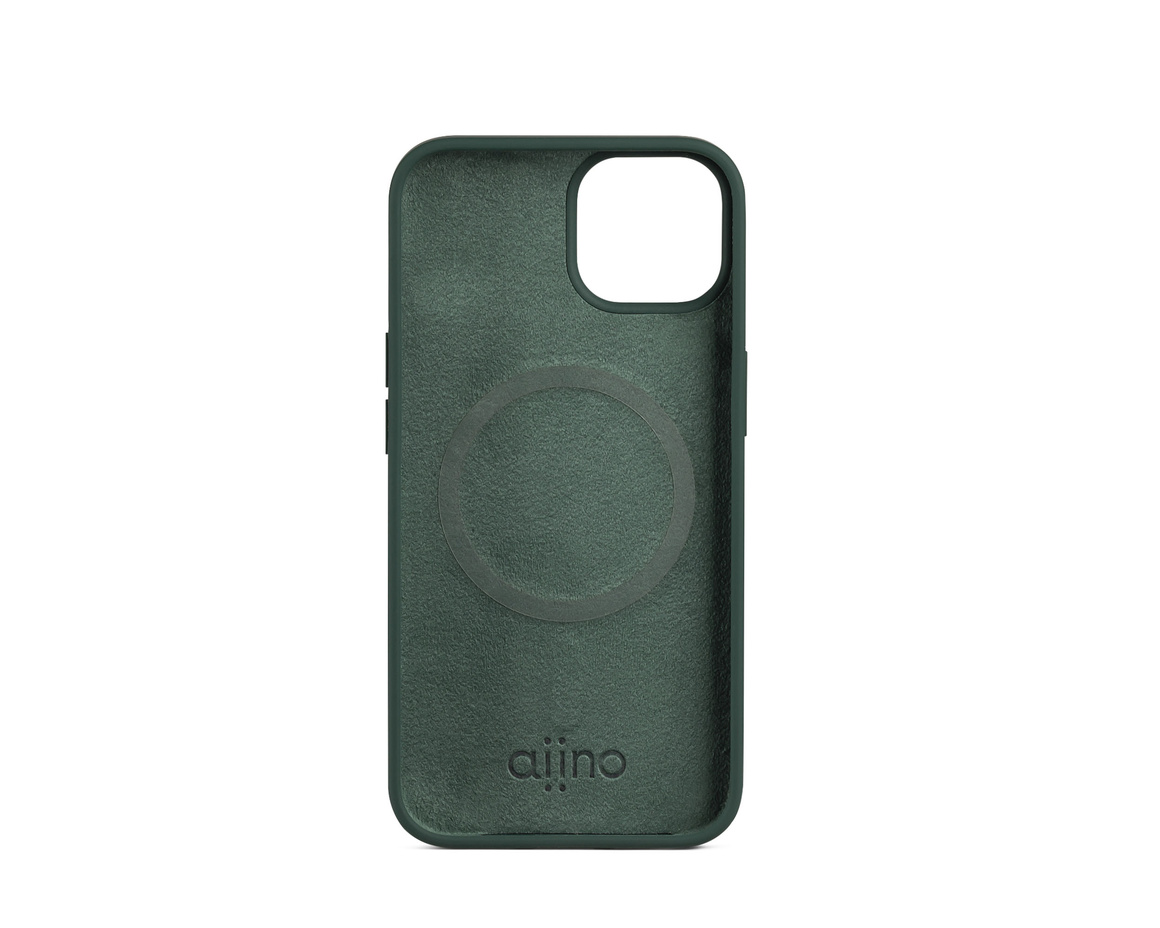 C&C - Allure skal med magnet för iPhone 15 Pro Wood Green