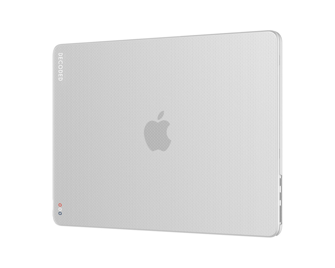 Decoded Recycled Plastic Frame snap on case - Macbook Air 13 M2/M3 Frosted White