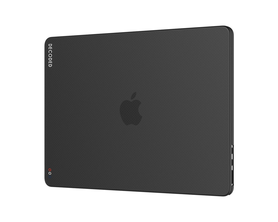 Decoded Recycled Plastic Frame snap on case - Macbook Air 13 M2/M3 Frosted Black