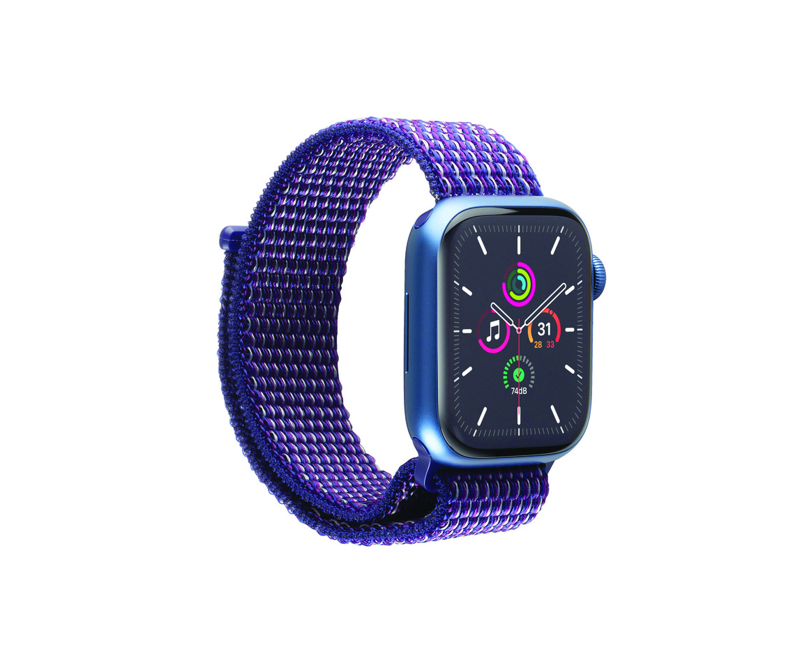 C&C - Koa band för Apple Watch (1-10 Series) 42-45mm Night Blue