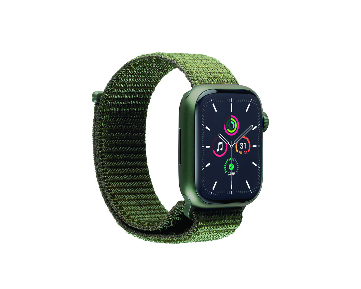 C&C - Koa band för Apple Watch (1-10 Series) 42-45mm Forest Green