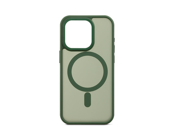 C&C - Berry skyddande skal med magnet för iPhone 15 Pro Green