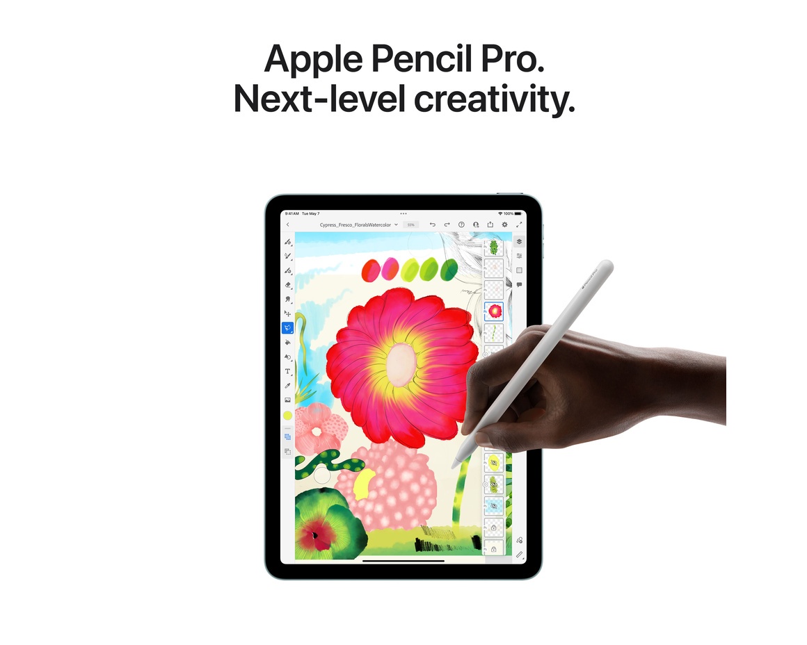 Apple iPad Air 11 (2024) Wi-Fi 1TB - Stjärnglans