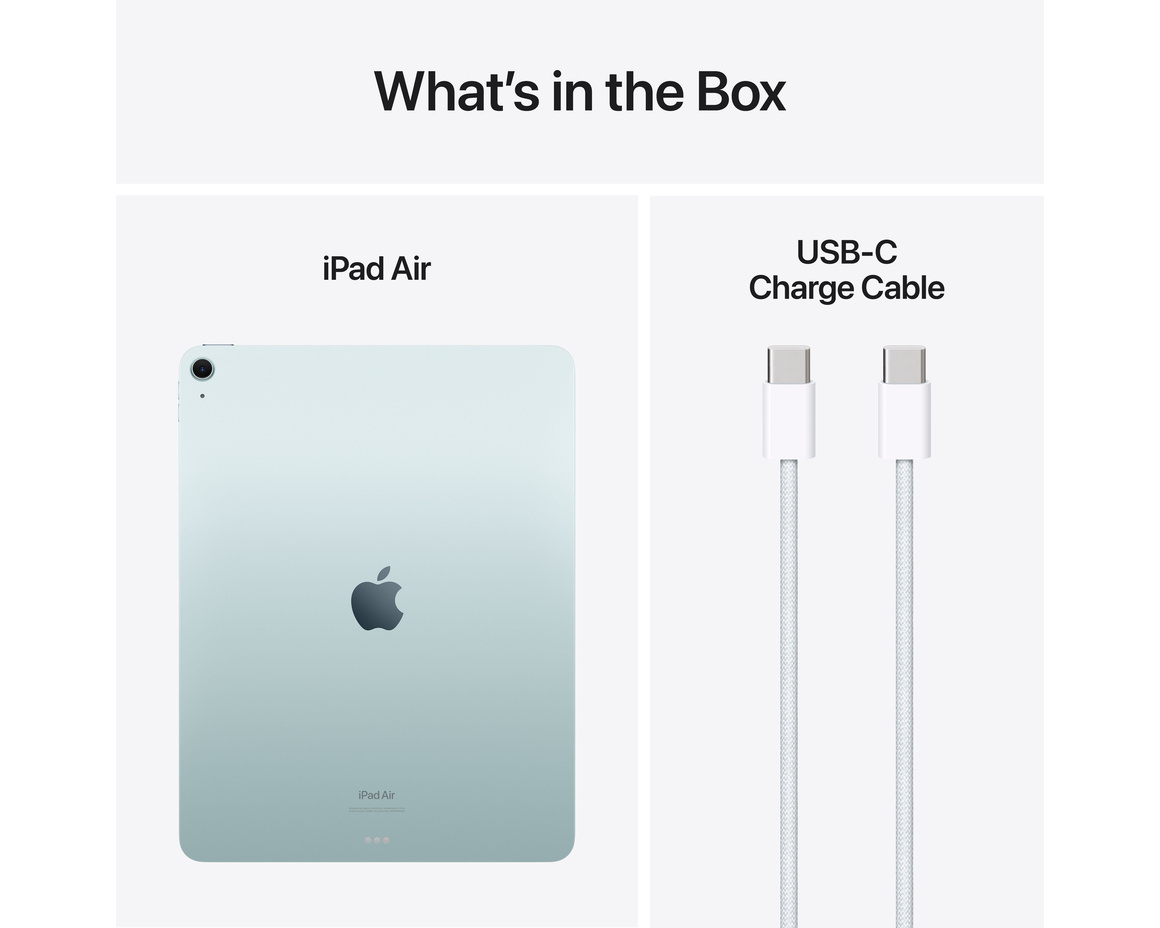 Apple iPad Air 13 (2024) Wi-Fi 1TB - Blå