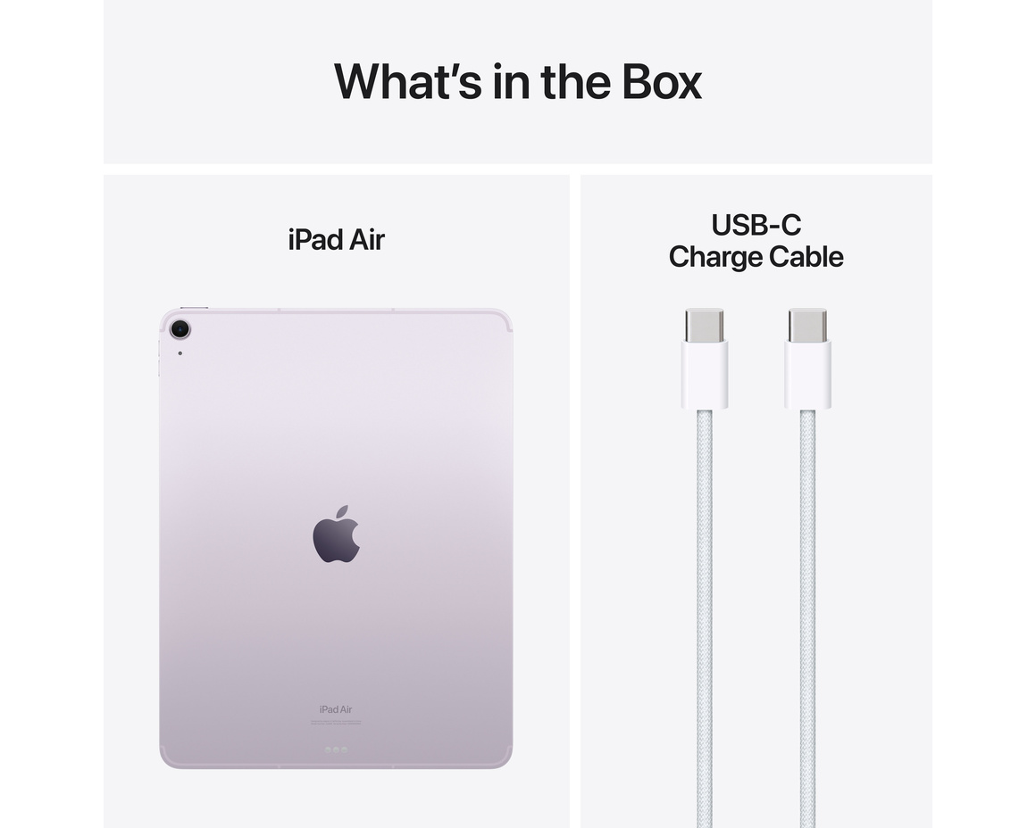 Apple iPad Air 13 (2024) Wi-Fi + Cellular 1TB - Lila
