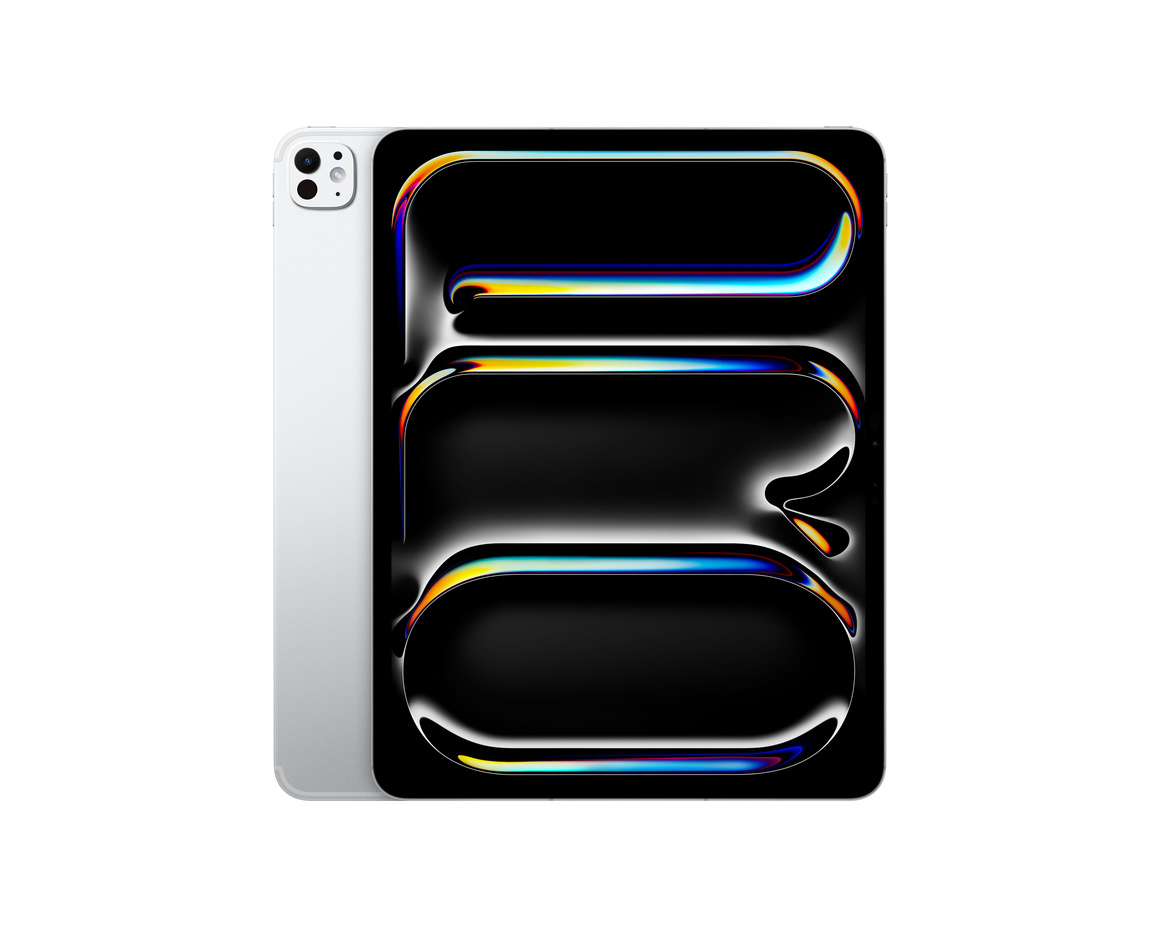 Apple iPad Pro 13 (2024) Wi-Fi + Cellular 256GB med Standardglas - Silver