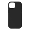 Decoded AntiMicrobial Silicone Backcover för iPhone 15 Pro Graphite