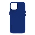 Decoded AntiMicrobial Silicone Backcover för iPhone 15 Galactic Blue