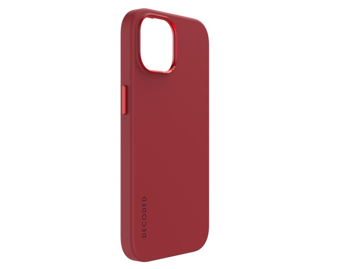 Decoded AntiMicrobial Silicone Backcover för iPhone 15 Pro Astro Dust