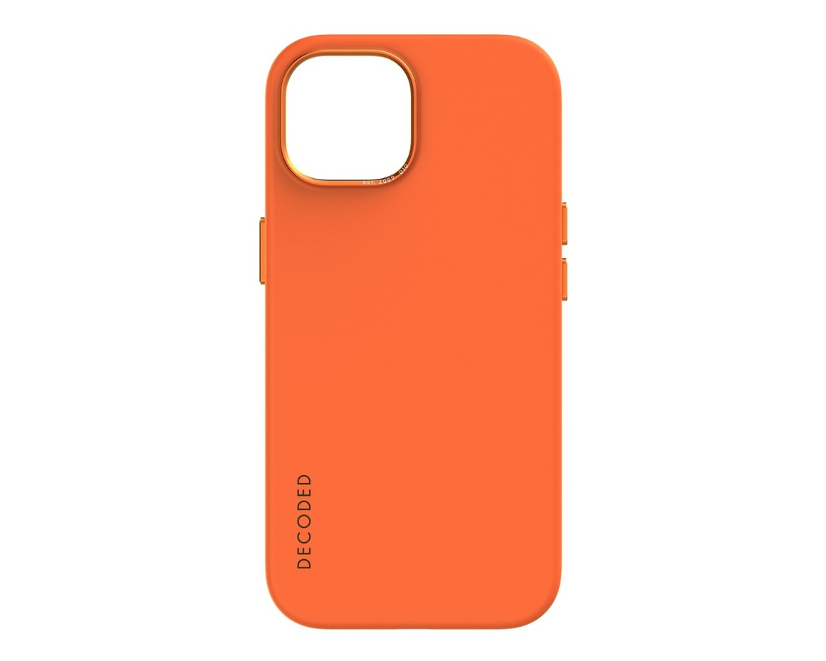 Decoded AntiMicrobial Silicone Backcover för iPhone 15 Plus Apricot