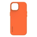 Decoded AntiMicrobial Silicone Backcover för iPhone 15 Plus Apricot