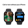 Apple Watch Series 10 GPS 46mm Gagatsvart Aluminiumboett med Svart Sportband - S/M