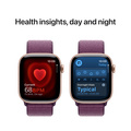 Apple Watch Series 10 GPS 42mm Roséguld Aluminiumboett med Plommon Sportloop