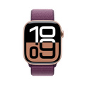 Apple Watch Series 10 GPS + Cellular 46mm Roséguld Aluminiumboett med Plommon Sportloop