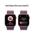 Apple Watch Series 10 GPS + Cellular 46mm Roséguld Aluminiumboett med Plommon Sportloop