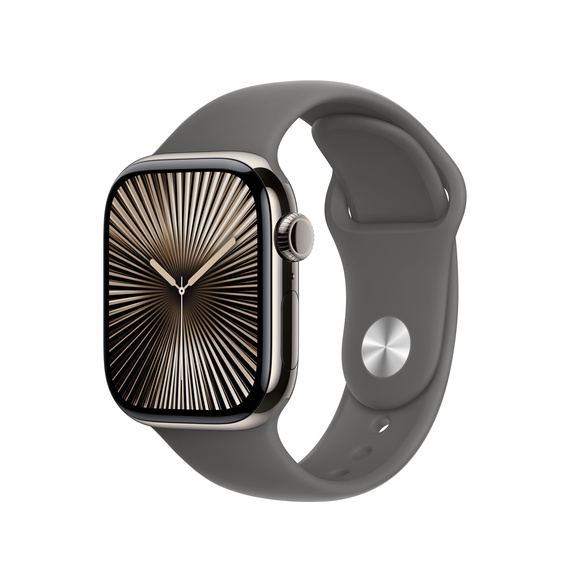 Apple Watch Series 10 Titanium med Sportband