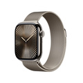 Apple Watch Series 10 GPS + Cellular 42mm Naturlig Titanboett med Naturlig Milanesisk loop