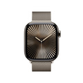 Apple Watch Series 10 GPS + Cellular 42mm Naturlig Titanboett med Naturlig Milanesisk loop