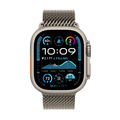 Apple Watch Ultra 2 GPS + Cellular 49mm Naturlig Titanboett med Naturlig Titan Milanesisk loop Small