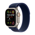 Apple Watch Ultra 2 GPS + Cellular 49mm Naturlig Titanboett med Blå Terrängloop - S/M