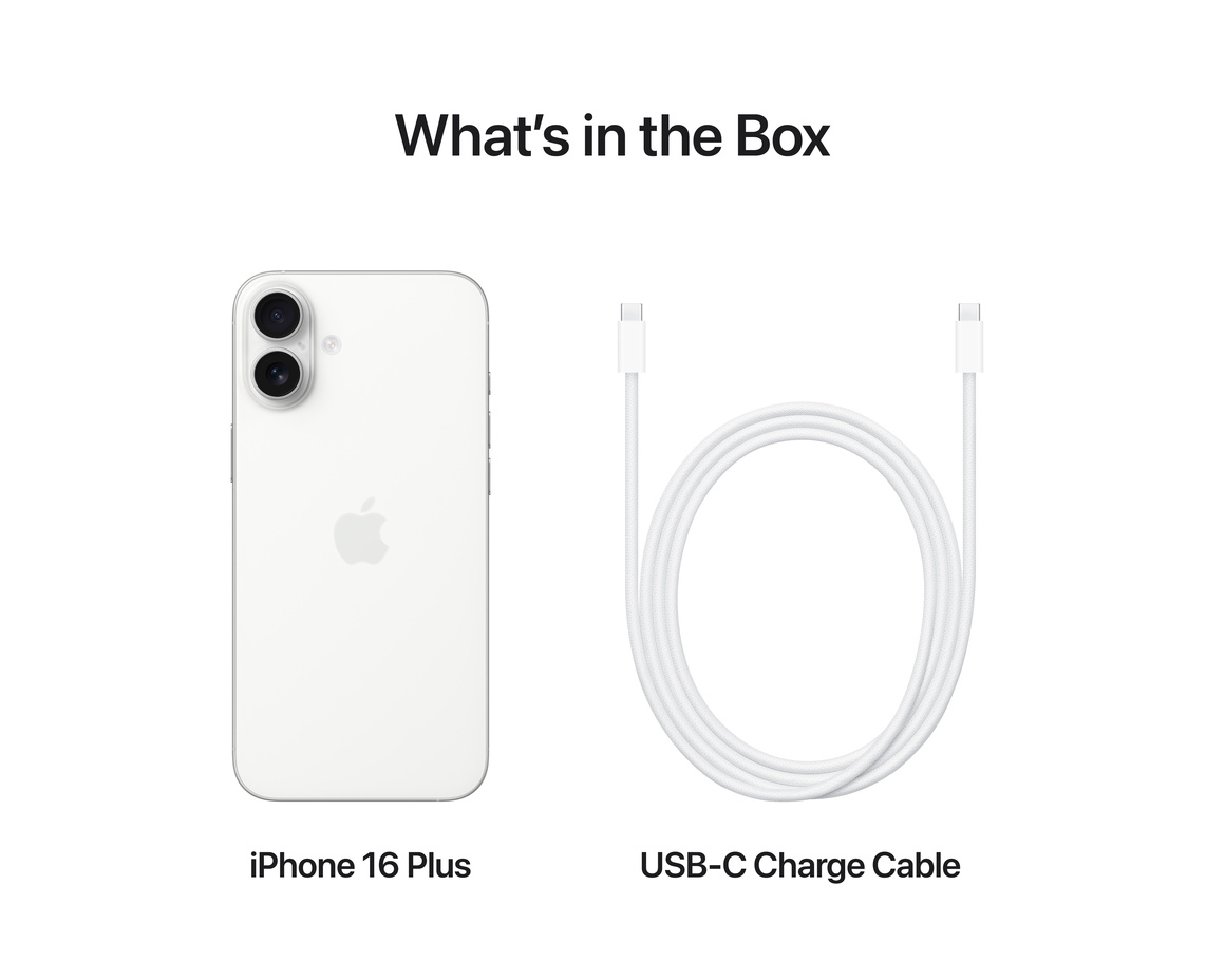 iPhone 16 Plus 256GB Vit