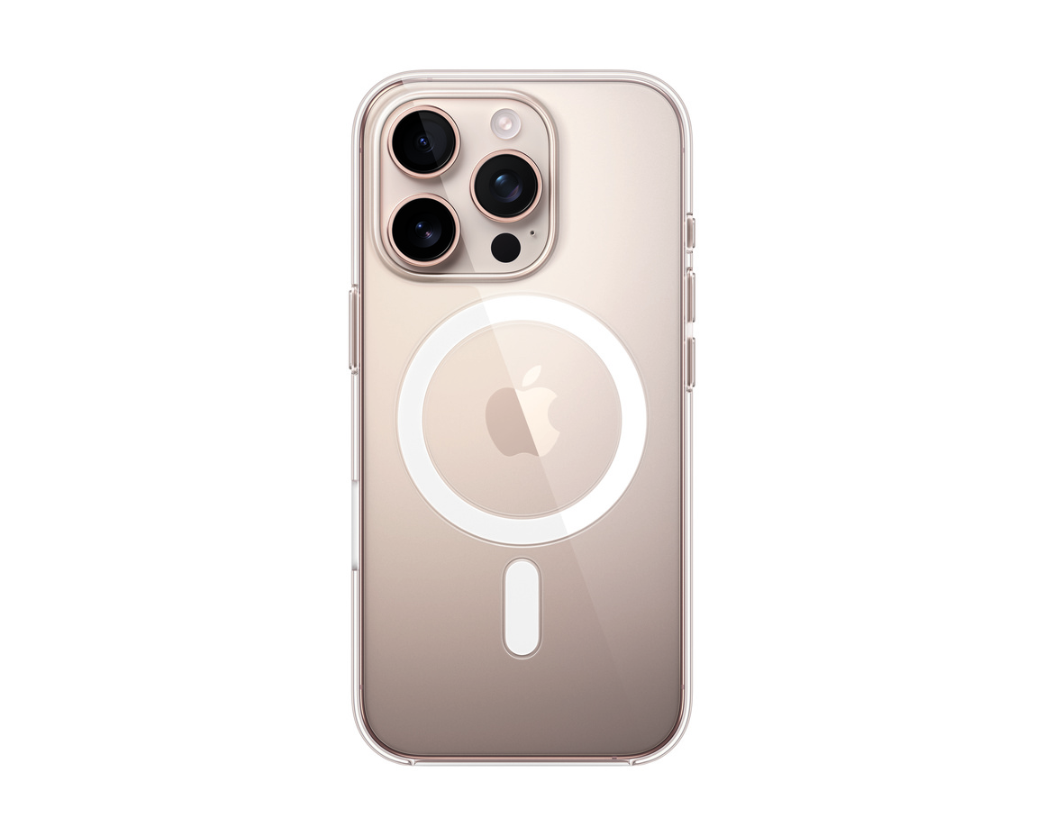 Apple iPhone 16 Pro Transparent skal med MagSafe