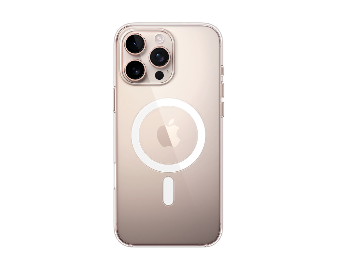 Apple iPhone 16 Pro Max Transparent skal med MagSafe