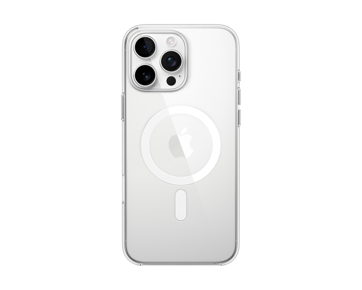 Apple iPhone 16 Pro Max Transparent skal med MagSafe