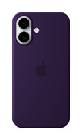 Apple iPhone 16 Silikonskal med MagSafe Plommon
