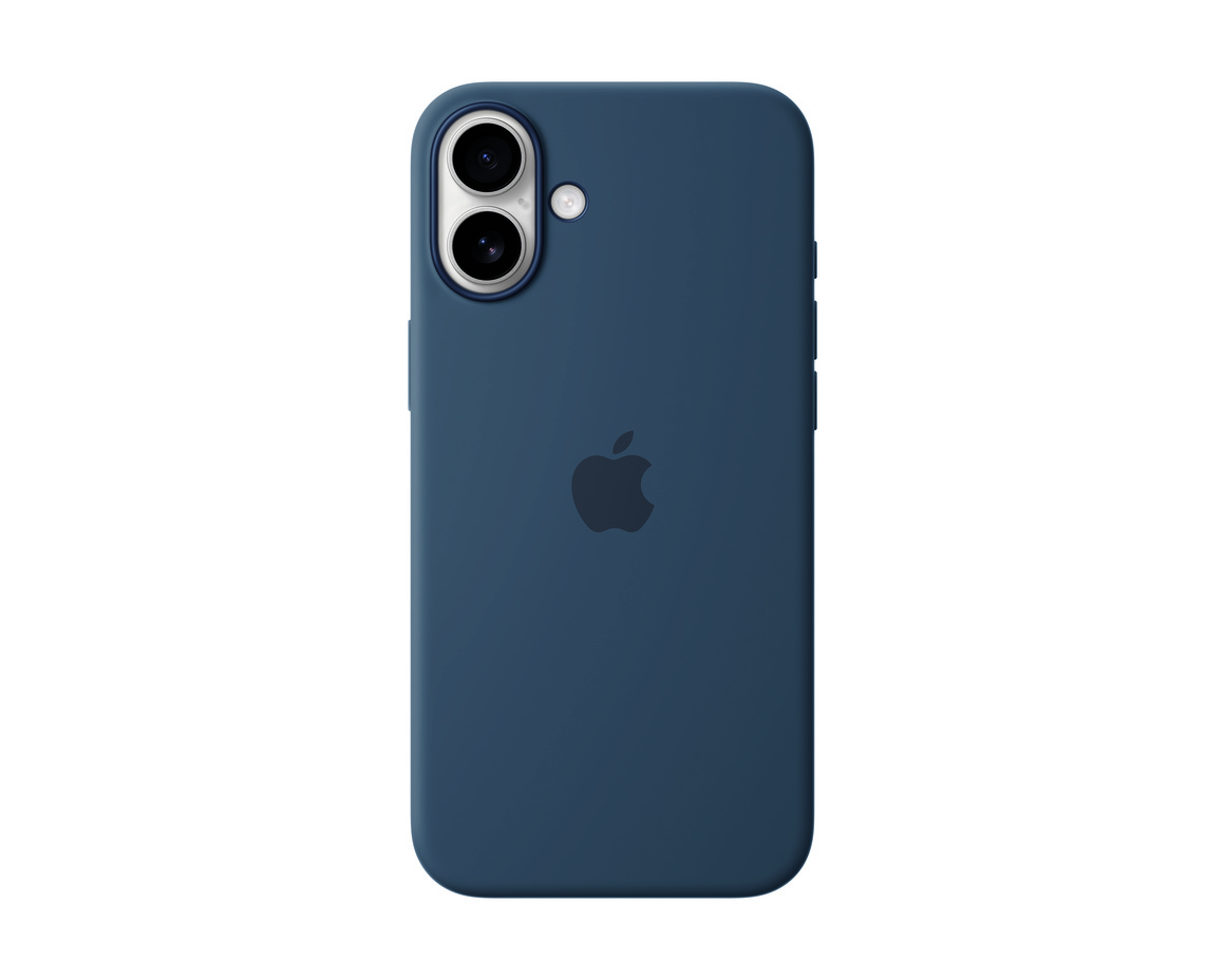 Apple iPhone 16 Plus Silikonskal med MagSafe Denim