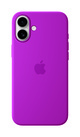 Apple iPhone 16 Plus Silikonskal med MagSafe Lila fuchsia