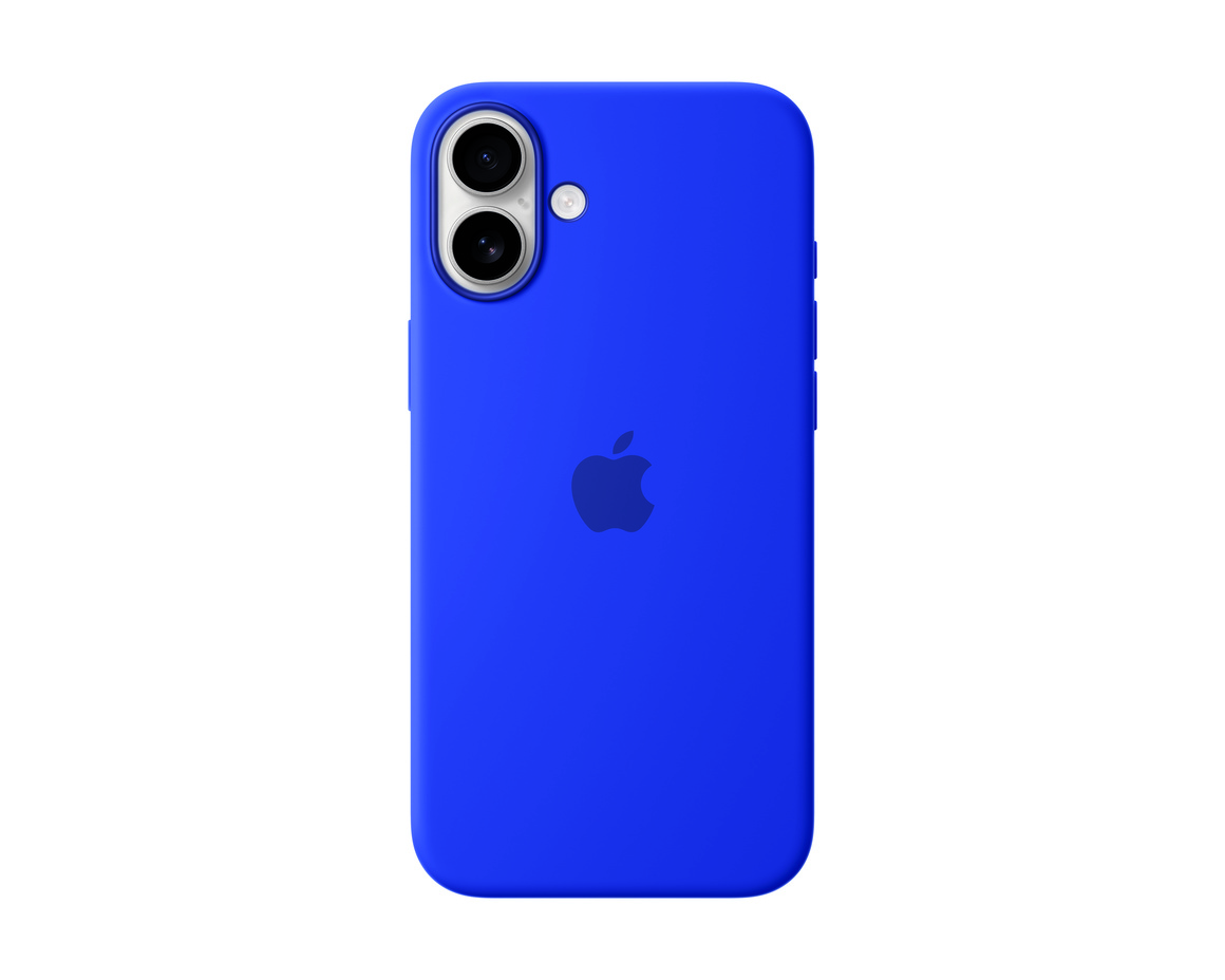 Apple iPhone 16 Plus Silikonskal med MagSafe Ultramarine