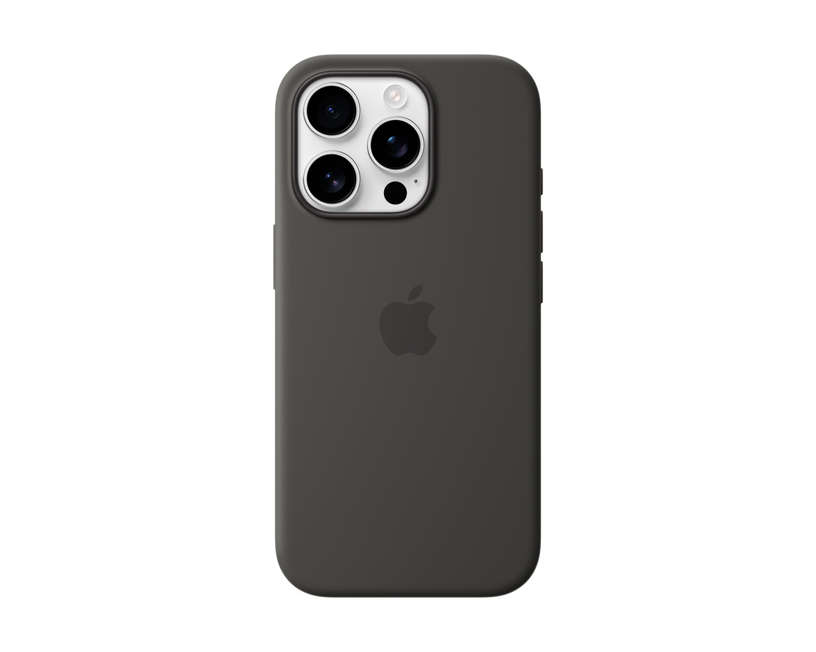 Apple iPhone 16 Pro Silikonskal med MagSafe Granitgrå