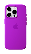 Apple iPhone 16 Pro Silikonskal med MagSafe Lila Fuchsia