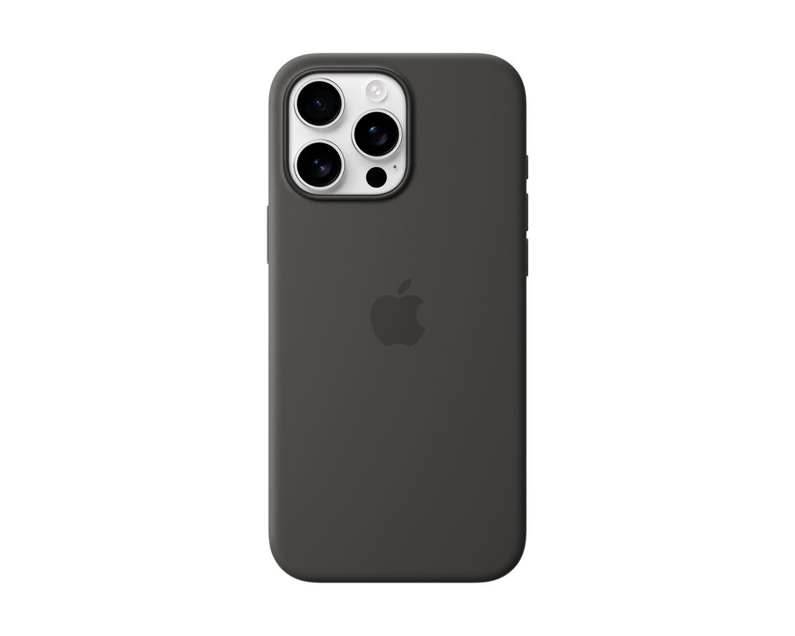 Apple iPhone 16 Pro Max Silikonskal med MagSafe Granitgrå