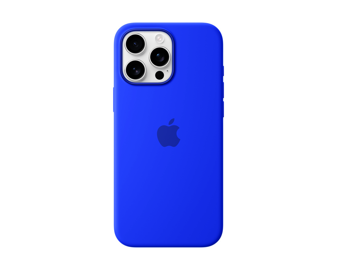 Apple iPhone 16 Pro Max Silikonskal med MagSafe Ultramarin