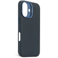 Decoded - Leather Backcover till iPhone 16 Marinblå