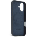 Decoded - Leather Backcover till iPhone 16 Marinblå