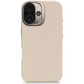 Decoded - Leather Backcover till iPhone 16 Clay