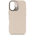 Decoded - Leather Backcover till iPhone 16 Clay