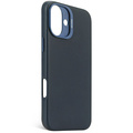 Decoded - Leather Backcover till iPhone 16 Plus Marinblå