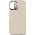 Decoded - Leather Backcover till iPhone 16 Plus Clay