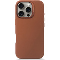 Decoded - Leather Backcover till iPhone 16 Pro Brun