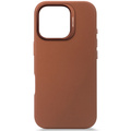 Decoded - Leather Backcover till iPhone 16 Pro Brun