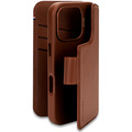 Decoded - Leather Detachable Wallet till iPhone 16 Pro Brun