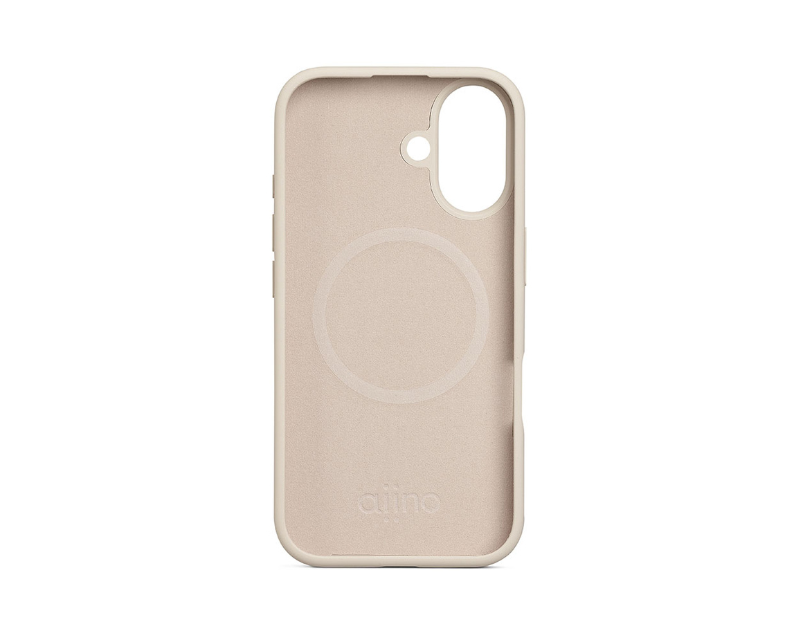 C&C - Allure skal med magnet till iPhone 16 Plus Sand